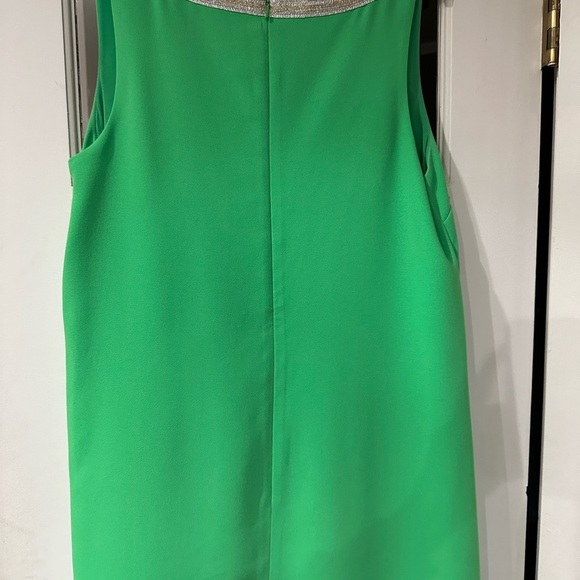 Lilly Pulitzer Cheryl Shift Green/Gold sz 4 Kentucky Derby, Bridal, Tea, Wedding - Picture 5 of 6